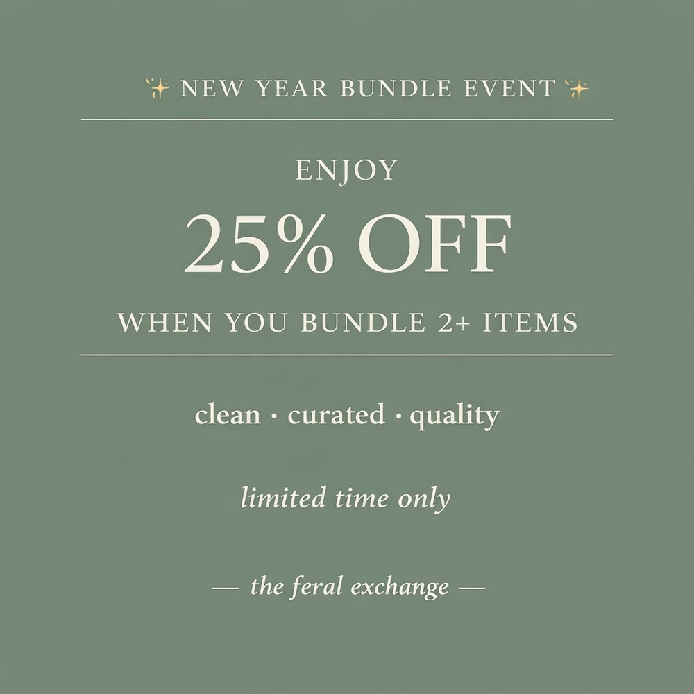 ✨ 25% OFF BUNDLES (2+ ITEMS) ✨ | New Year Closet Sale